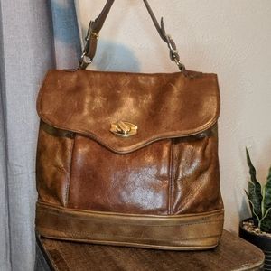 Vintage Battaglia satchel handbag.